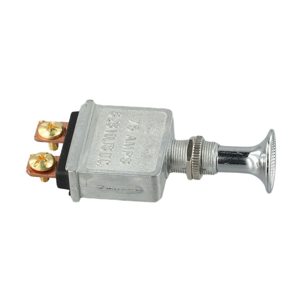 Push Pull Switch for Vehicles Rated at 75 Amps with Easy Installation Features
