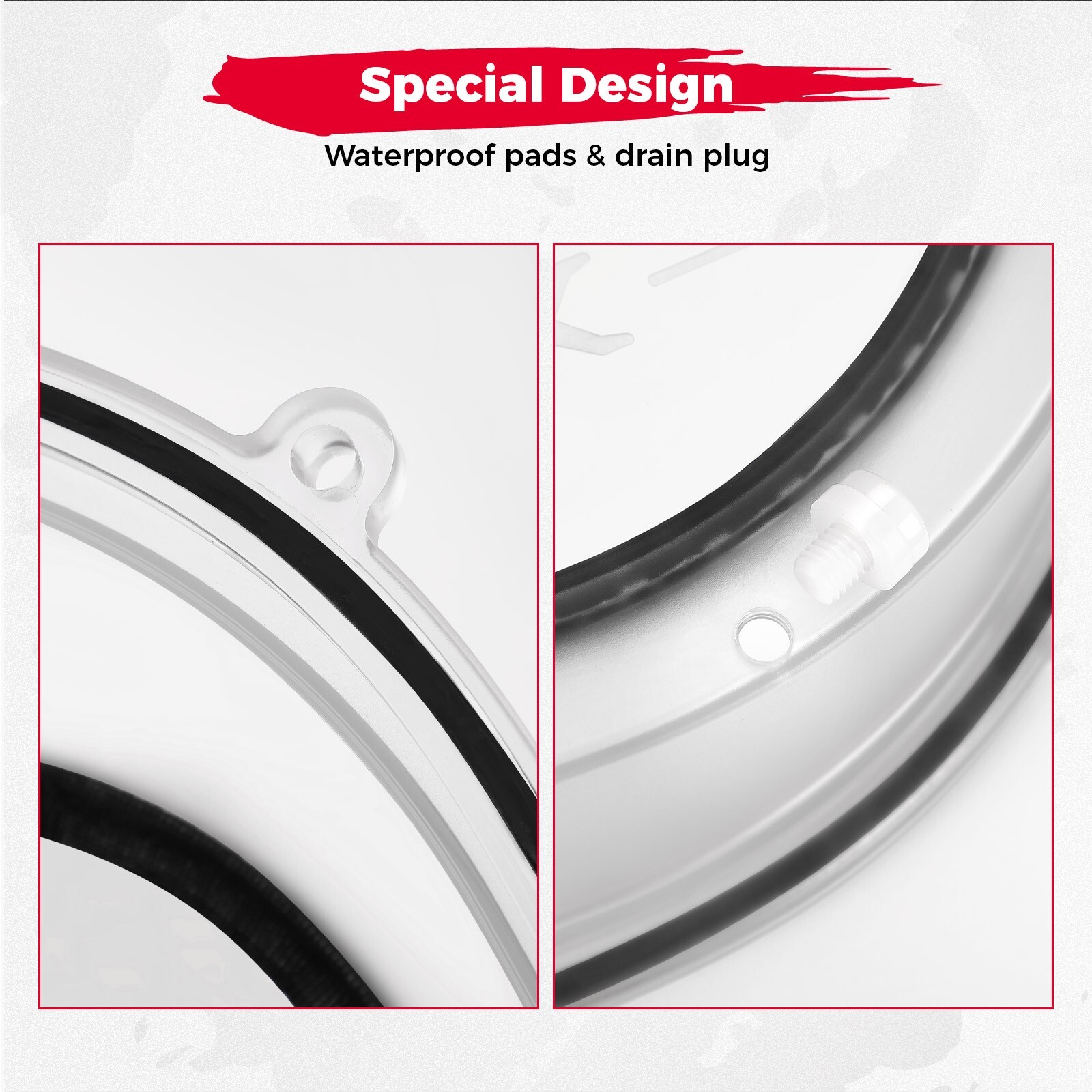 Clear Outer Clutch Cover w/RGB Light for Can Am Maverick X3/ MAX R 2018-2022