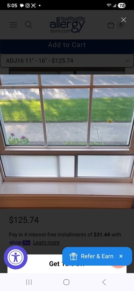 MicroAirScreen Window Air Screens