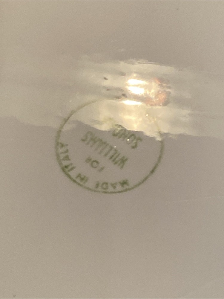 Large William Sonoma White Oval Divided Tray Raised Vegetable Pattern