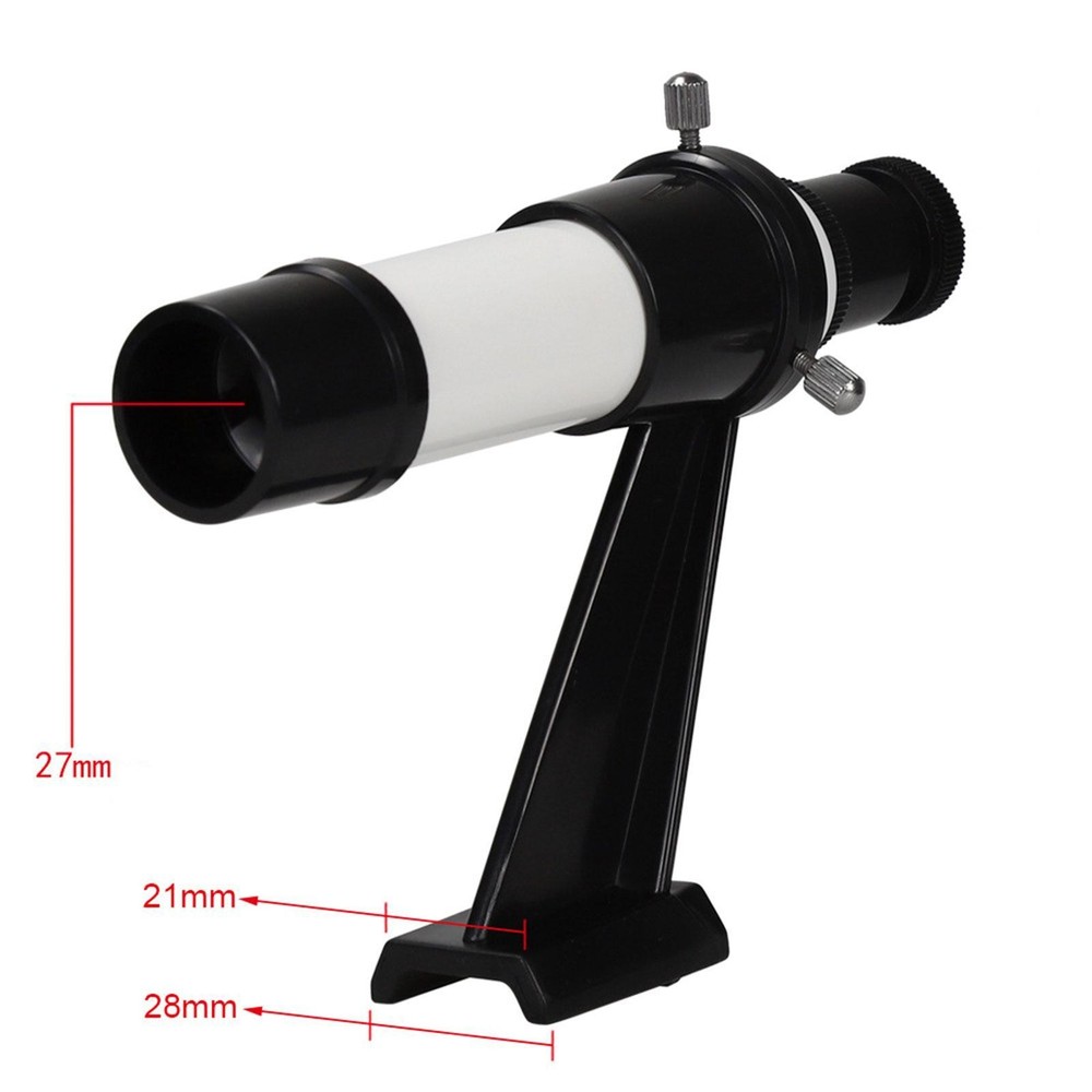 Finderscope Black Replace Lightweight with Bracket Professional Easy