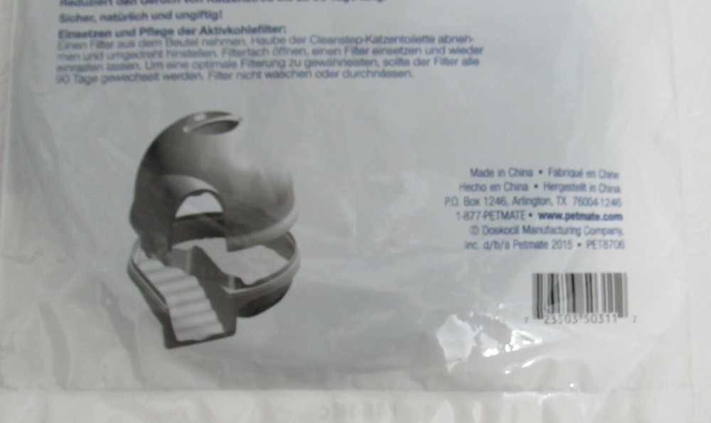 Petmate Charcoal Filters for Litter Dome 2 Pack