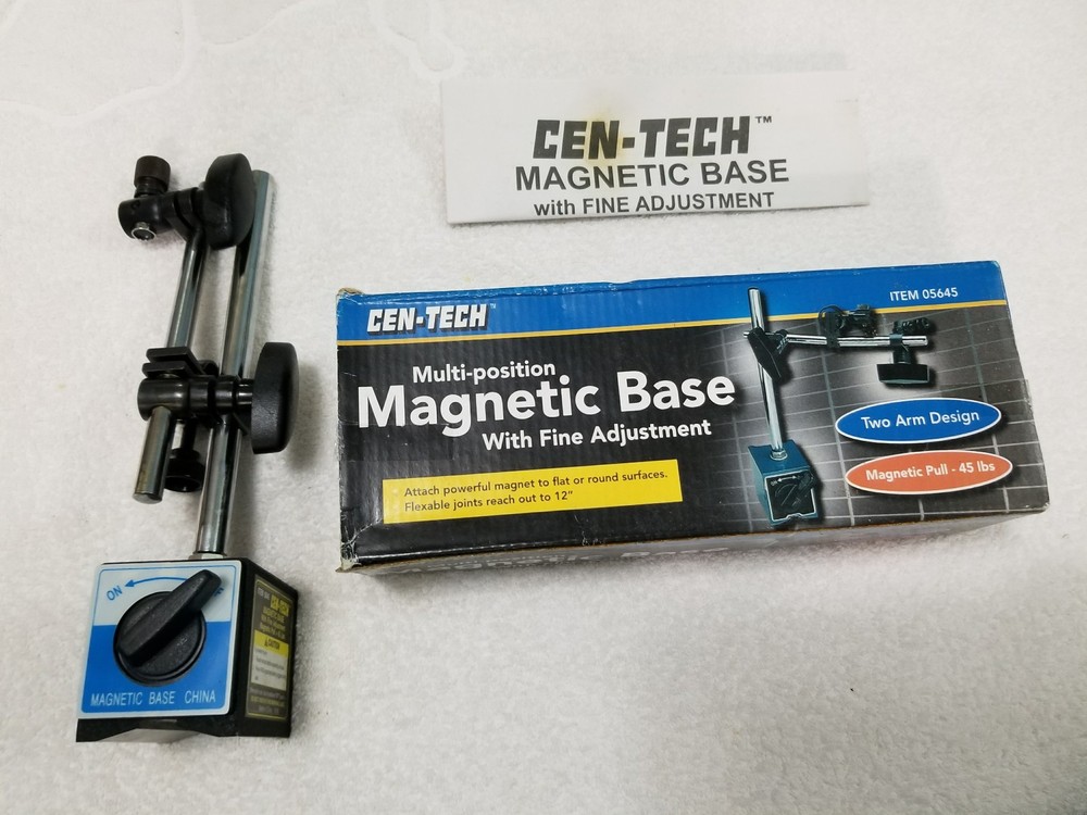 Cen-Tech Multi-Position Magnetic Base w/Fine Adjustment (Pre-Owned)
