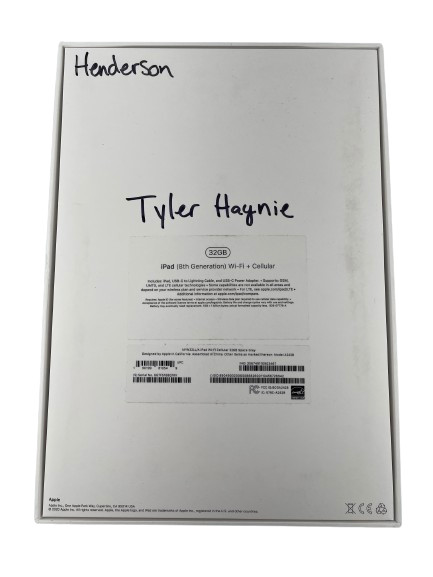 Original Genuine Apple ipad 32GB 8th Generation White Empty Box Only