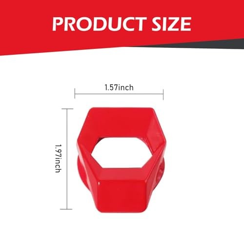 Push Start Button Cover, Zinc Alloy Car Engine Start Stop Button Cover red