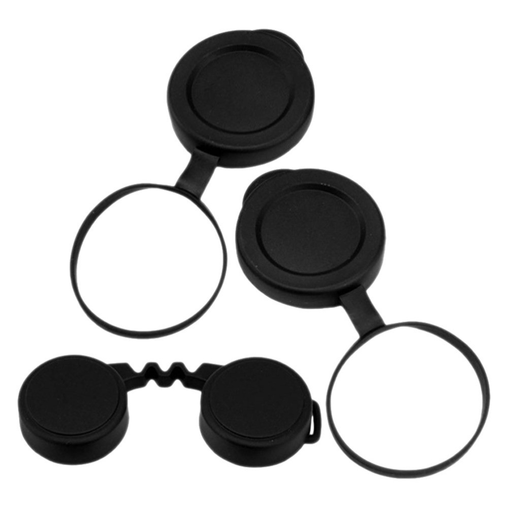 1 Set Binocular Objective Lens Caps Rubber Objective Lens Protect Covers