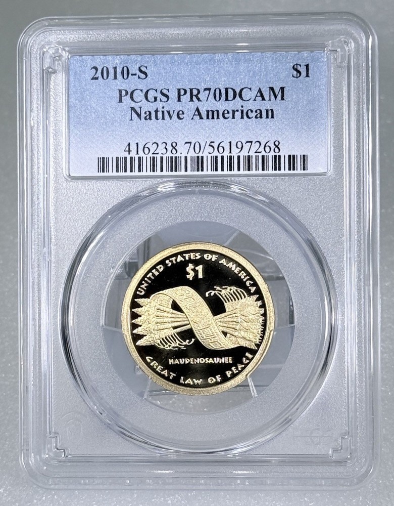 2010 S $1 Sacagawea Dollar PCGS PR70DCAM