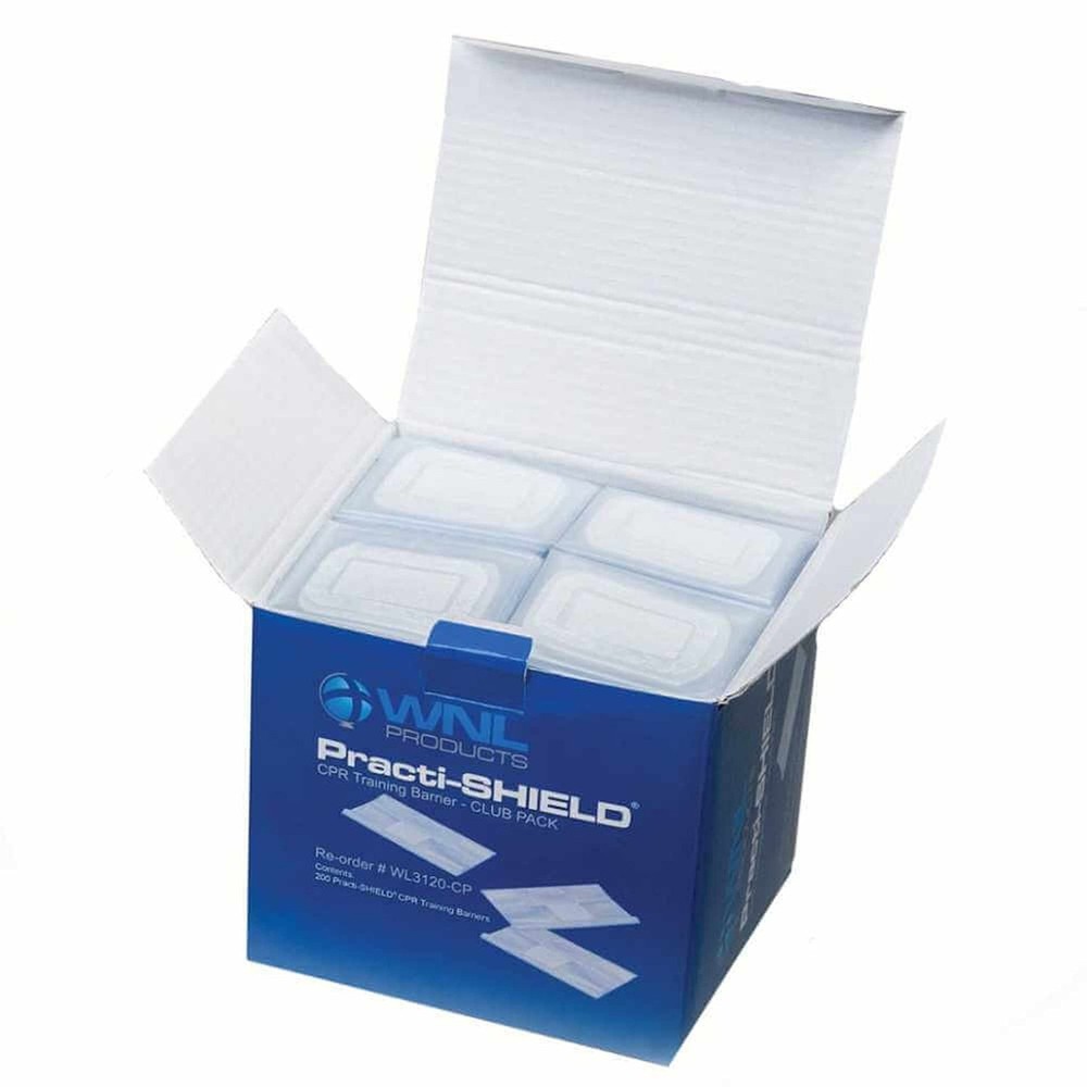 WL3120CP CPR Practi-Shield Manikin Training Protector - 200 Shields