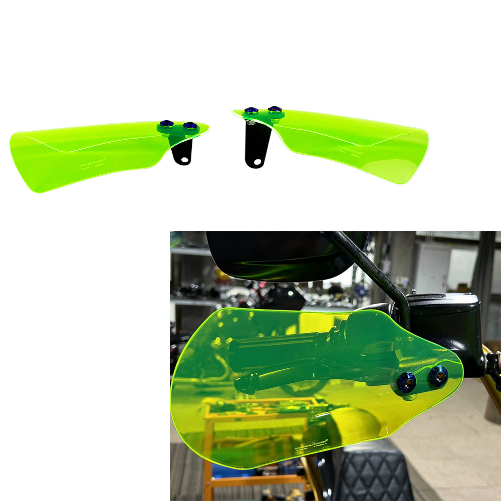 Motorcycle PMMA Acrylic Hand Grips Guard Windshield For Harley Softail Sportster