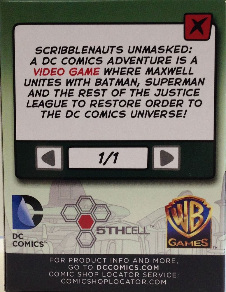 DC Scribblenauts Unmasked Ser 1 Mini Figure Blind Box - One Random Pack