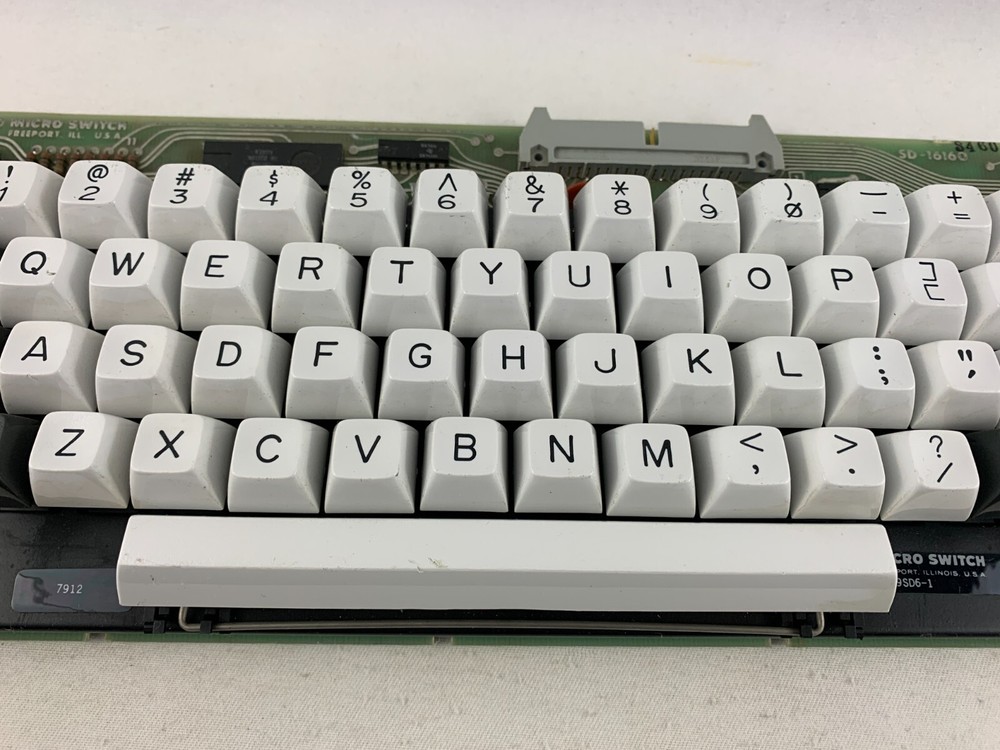 Vintage Micro Switch SD-16160/ 79SD6-1 Stepped Hall Effect Keyboard Complete
