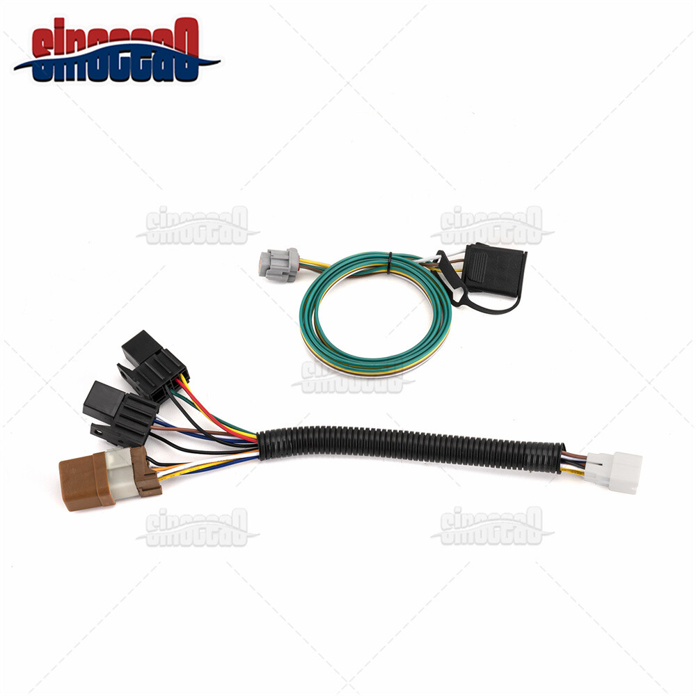 4 Way Flat Trailer Wiring Harness for 2005-2024 Nissan Frontier 2005-2015 Xterra