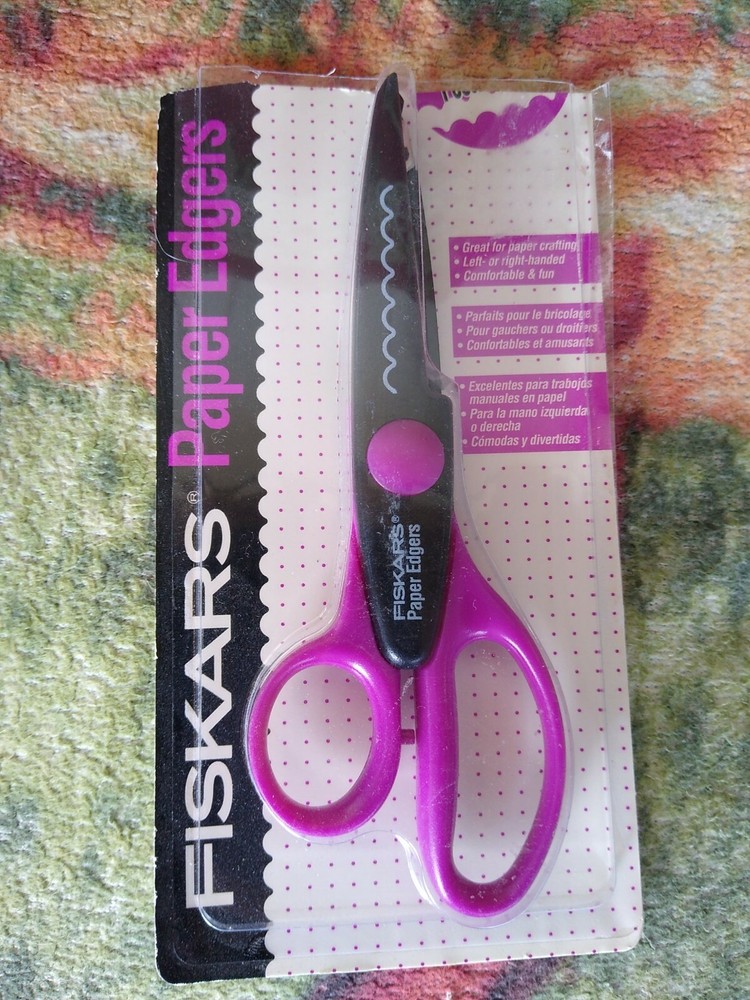 Fiskars Paper Edgers Craft Scissors . Open Pkg