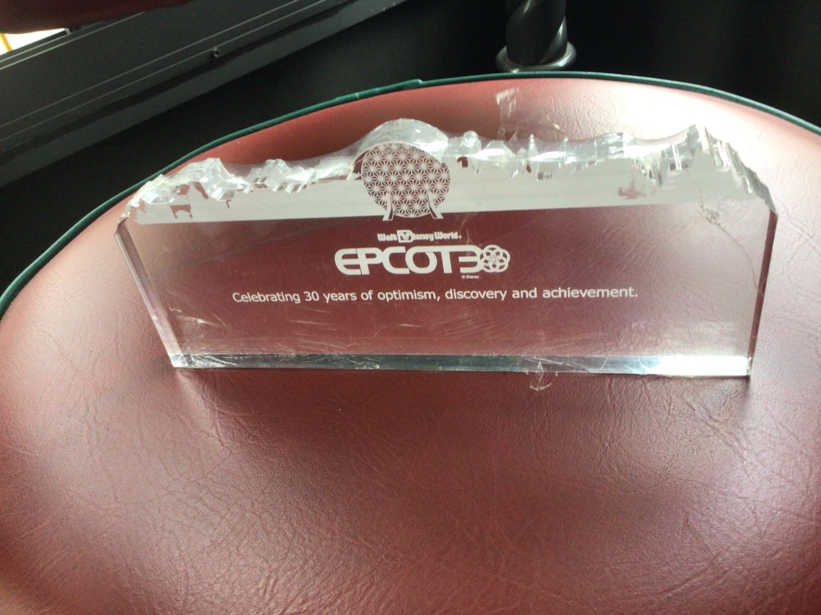 Disney Parks Epcot 30th Anniversary Display Sign prop.
