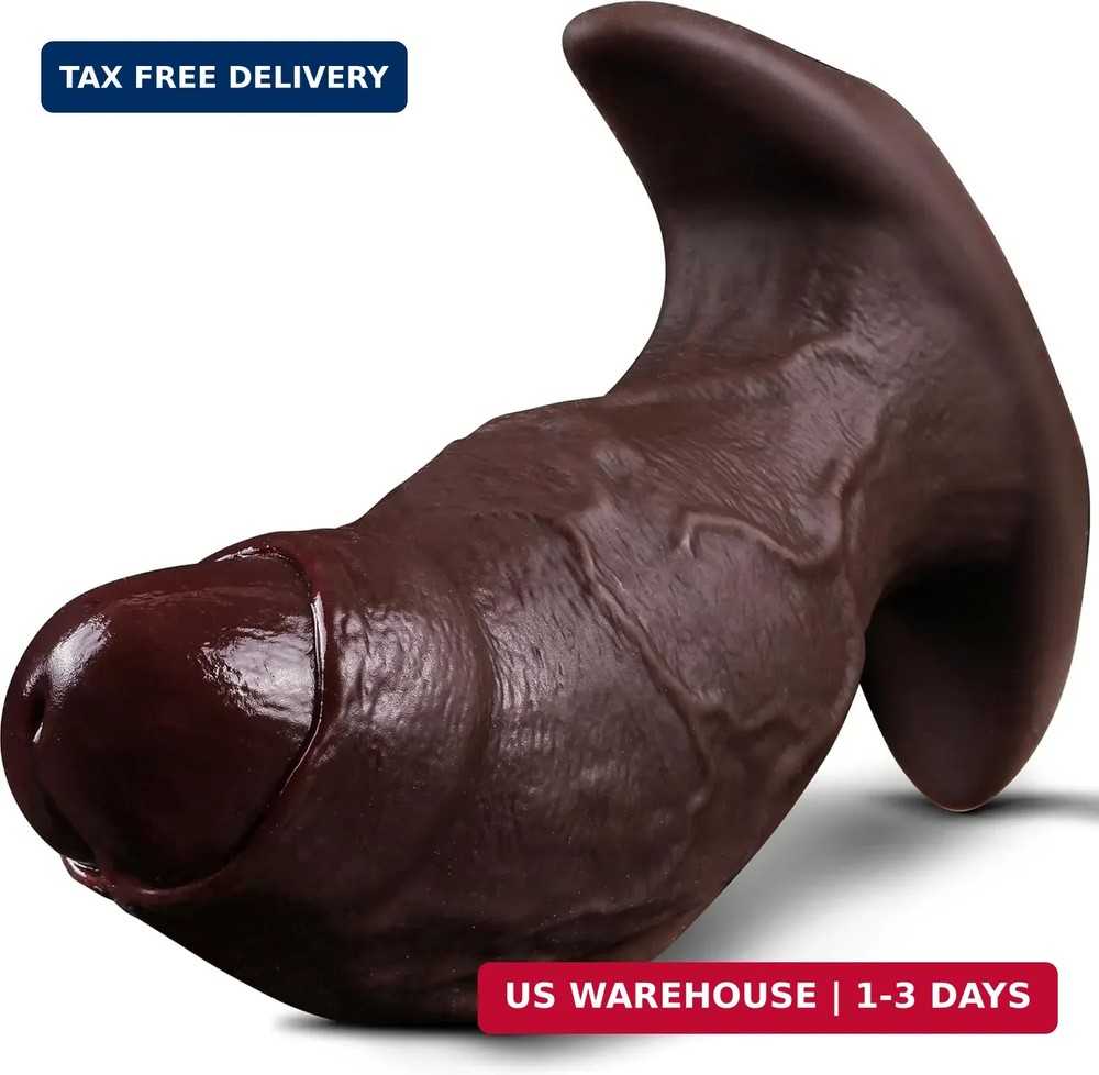 5.7" Large Butt Plug Huge Anal Plug, Realistic XL Anal ButtPlug for Adults, Soft