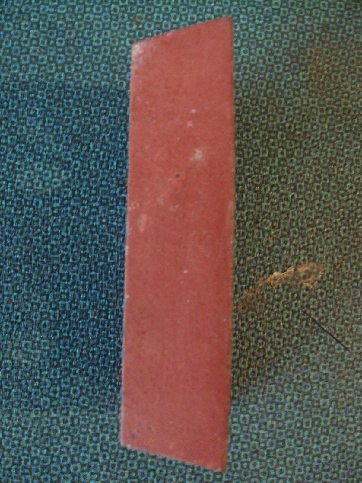 Vintage Elevator Button Case, Red Metal Box, Marked UP DOWN and Holes for Button