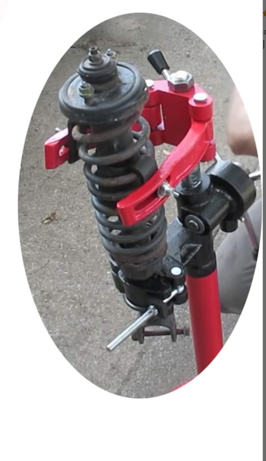 Manual Adjustable Strut Coil Spring Press Compressor 8" to 20" Suspension Shocks