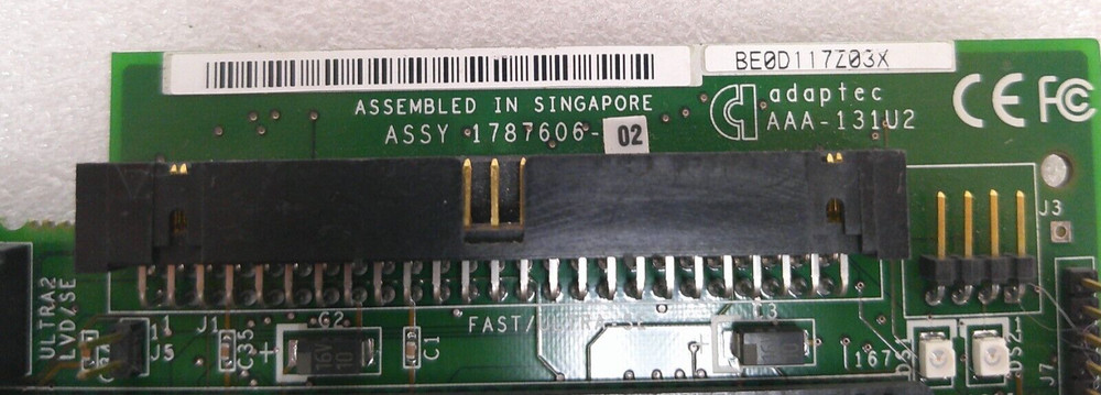 ADAPTEC 1787606-02, AAA-131U2, SCSI CONTROLLER CARD