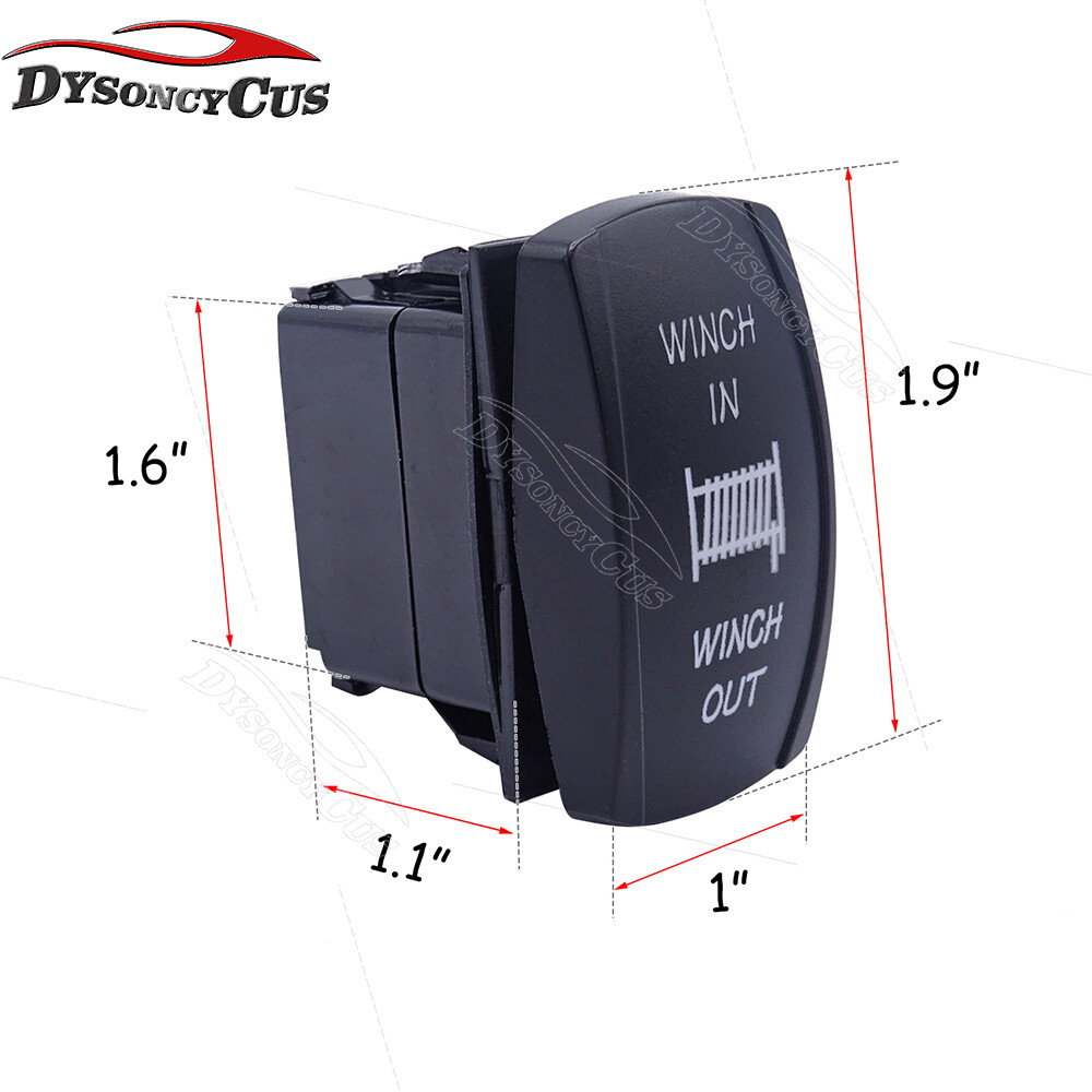 Wireless Winch Remote Control Kit 12V Receiver 100ft Twin Switch Handset UTV ATV