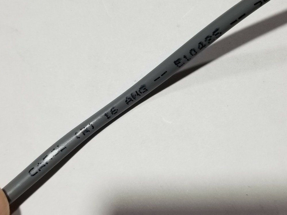 Carol E1042S 16/2C Stranded Audio/Security/Control Cable CMR Riser Gray /100ft