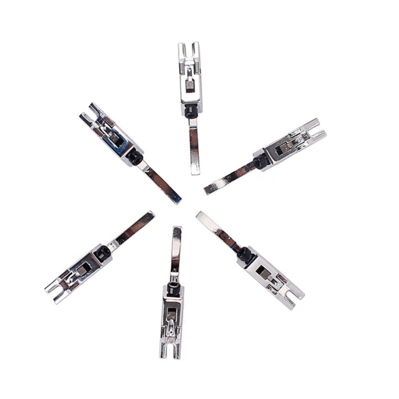 6Pcs Double Locking System Tremolo Bridge Saddles for Precise String Tuning