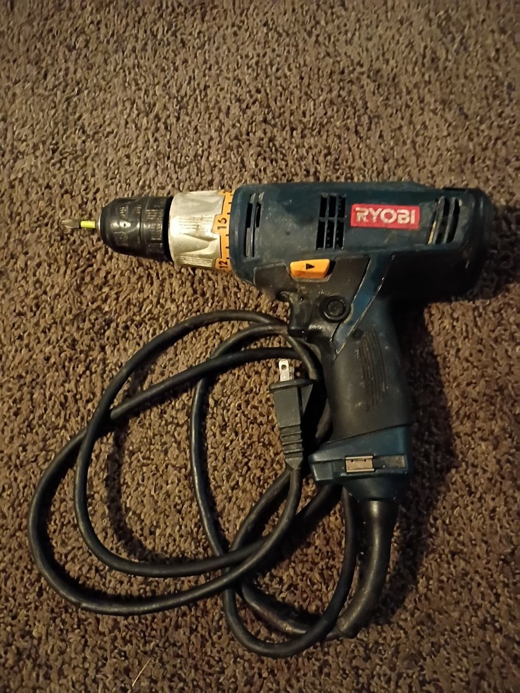 RYOBI  D41  3/8" Keyless Reversible VSR 4.5 Amp Corded Drill