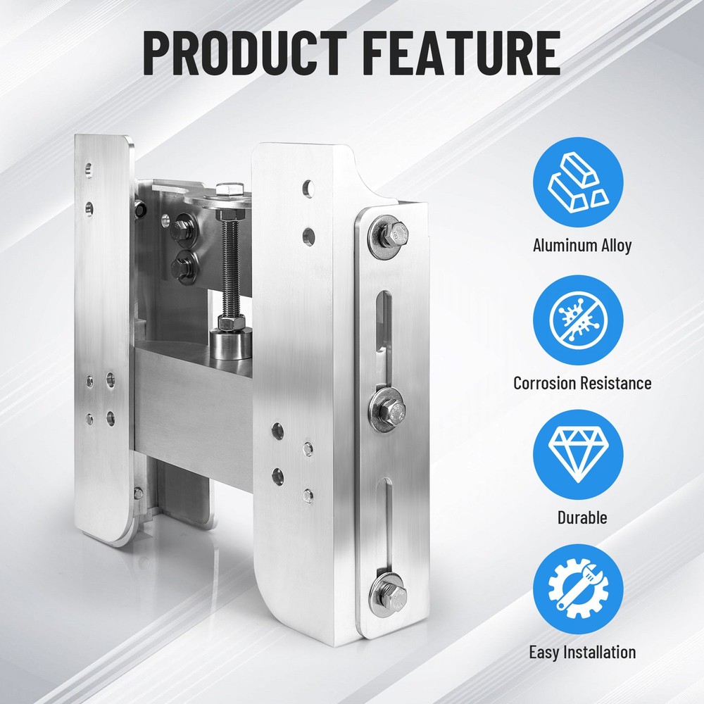 Outboard Motor Jack Plate & Support Plate & Bolt Set for Top+Lower Support Bolt