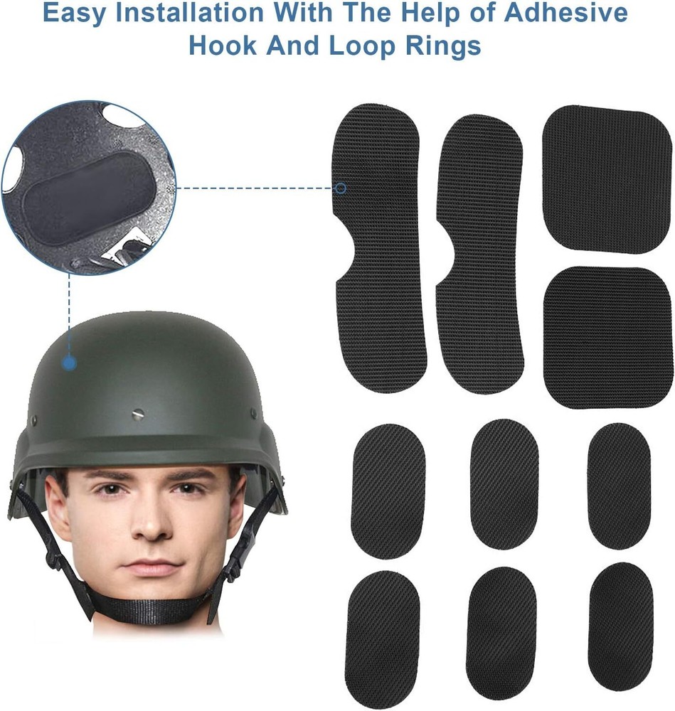 19Pcs Universal Airsoft Helmet Pad Tactical Helmet Replacement Foam Padding Kits