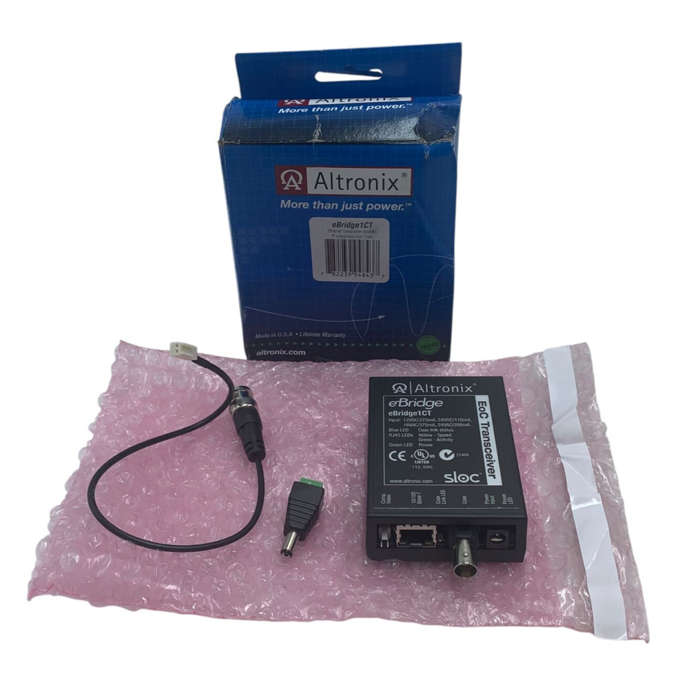 ALTRONIX eBridge1CT IP Over Coax Receiver New