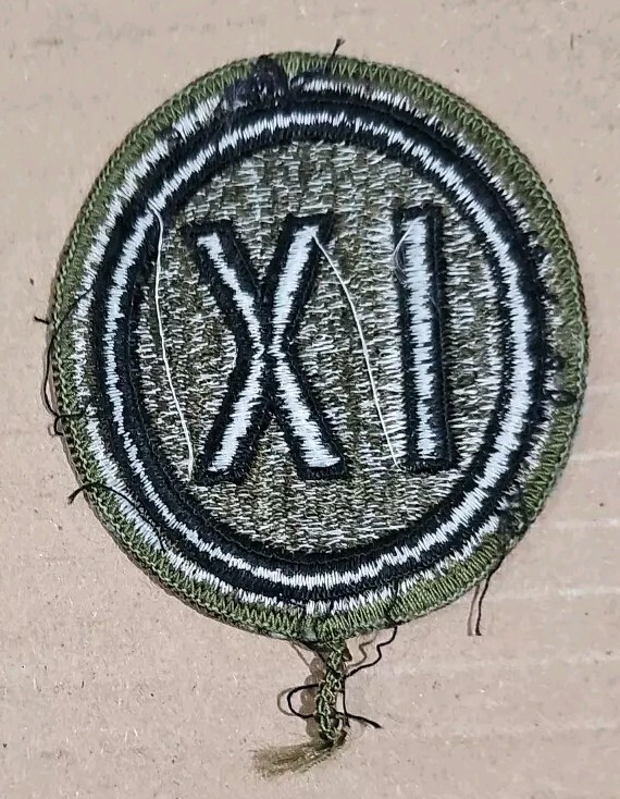 Original Issue US 9th IX Army Corps Unit Embroidered OCP Shoulder Patch