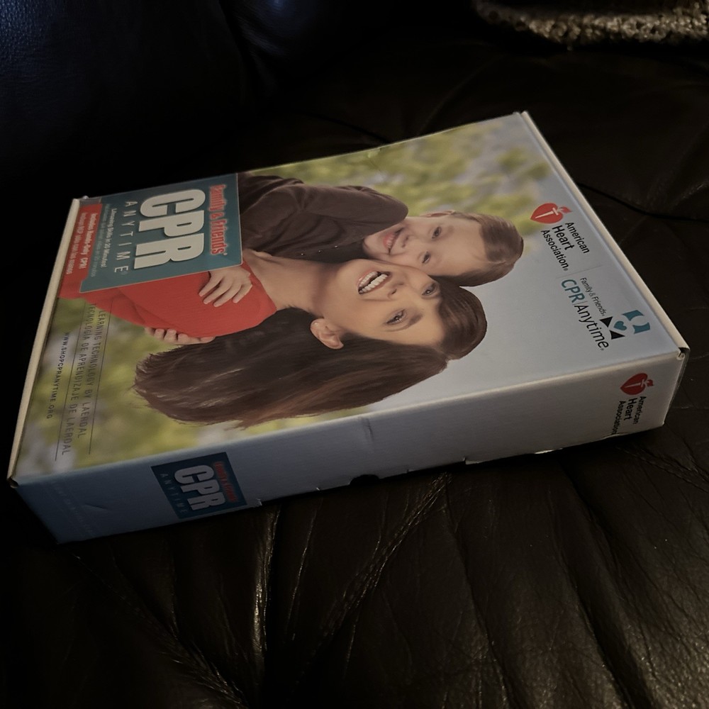 CPR Anytime Family And Friends Personal Learning Program Face Dummy Open Box