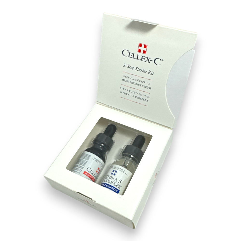Cellex-C 2 Step Starter Kit High-Potency Serum, Hydra 5 B-Complex 0.5fl.oz. NEW