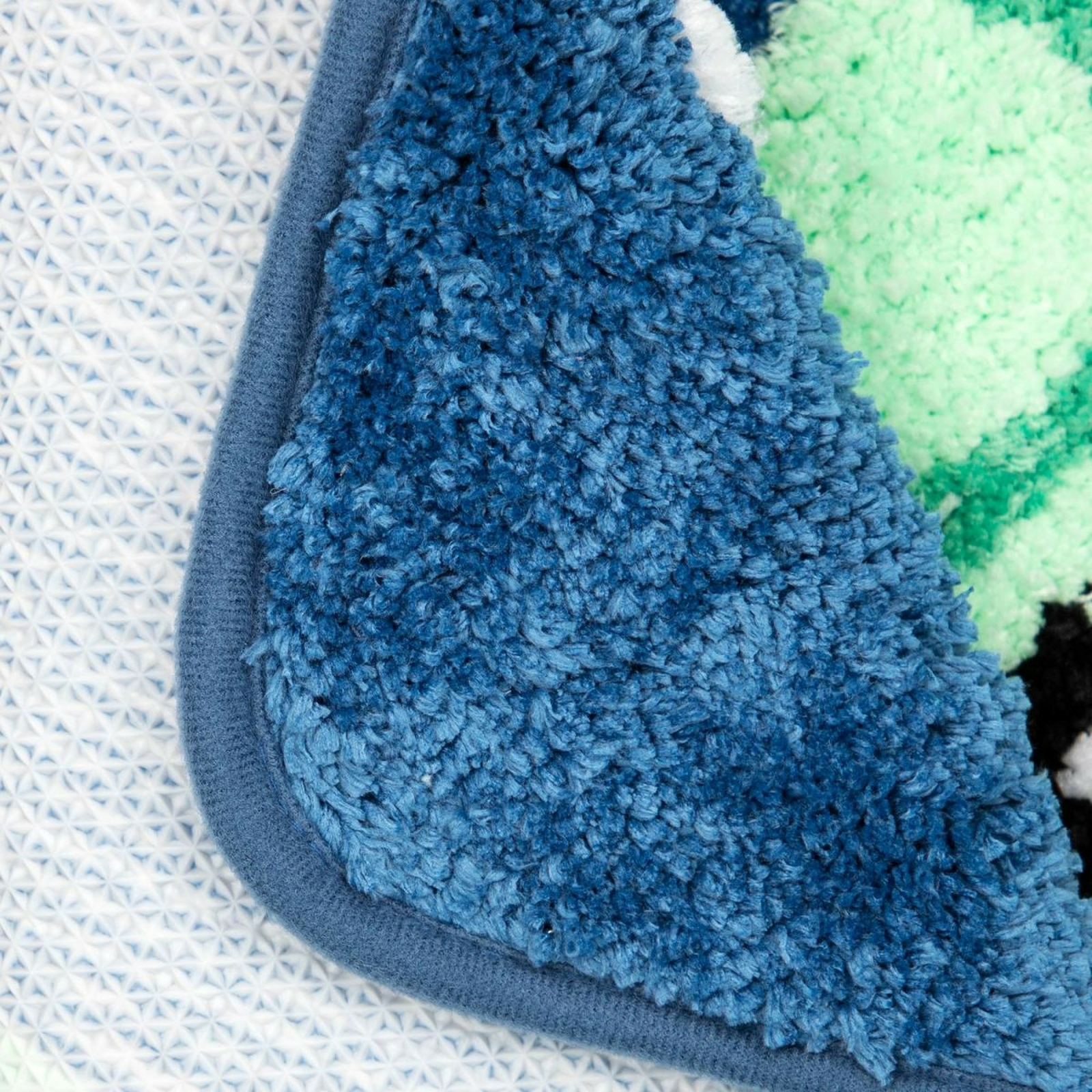 Star Wars the Mandalorian Grogu Tufted Bath Rug Blue