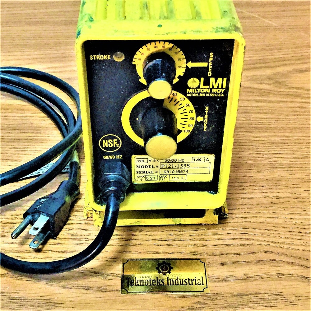 LMI MILTON ROY P121-155S ELECTROMAGNETIC DOSING PUMP
