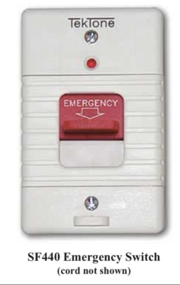 TEKTONE  SF440 New, open bag. Emergency Switch Pull