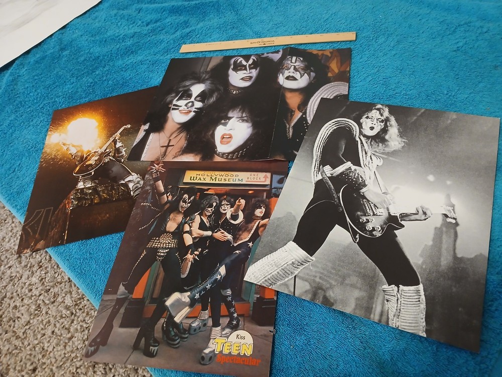 ☆ KISS Ace Frehley Gene Simmons Destroyer Alive Music Lot ☆
