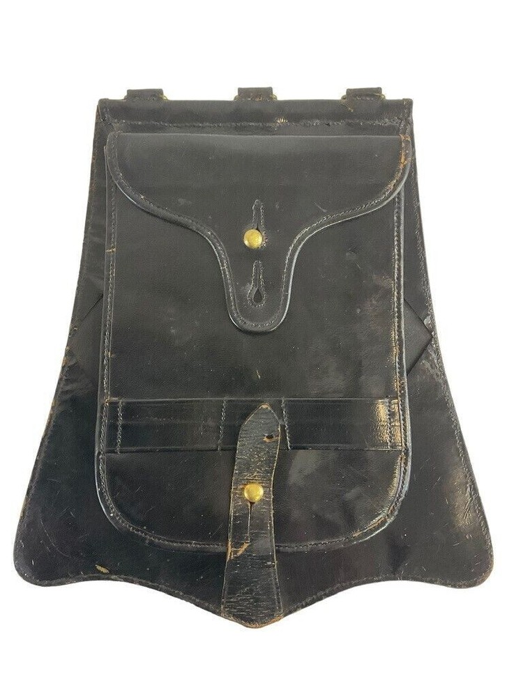 British Victorian Leather Undress Sabretache Original