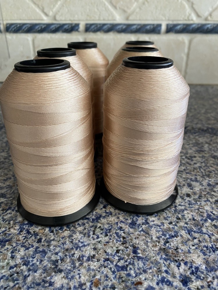 HOLLAND THREAD CO. Rod Wrapping Nylon Thread Spools Assorted Colors 1500 Yards