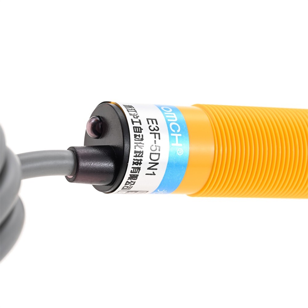 2PCS E3F-5DN1-5L Photoelectric Sensor Switch Proximity Switch NPN 5m