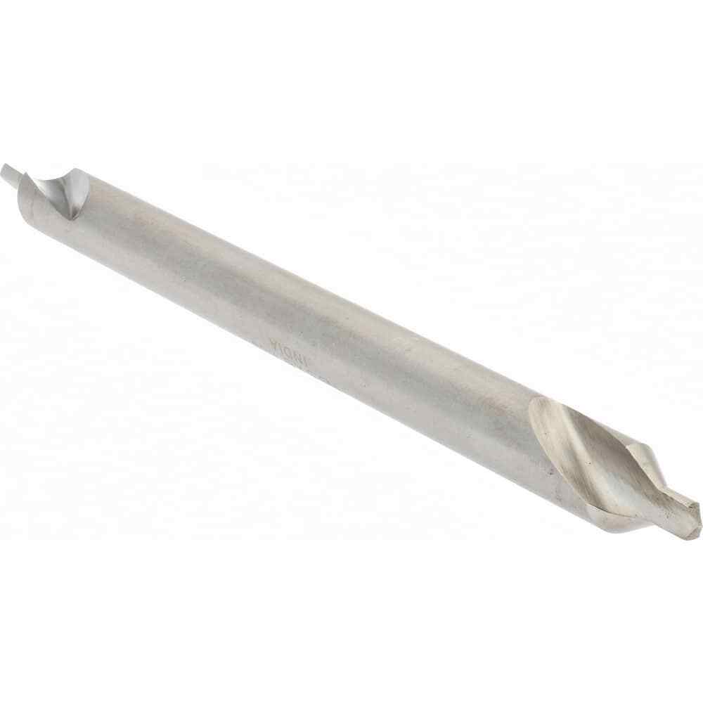 #5 Plain Cut 60° Incl Angle HSS Combo Drill & Countersink 7/16" Body Diam, 3/...