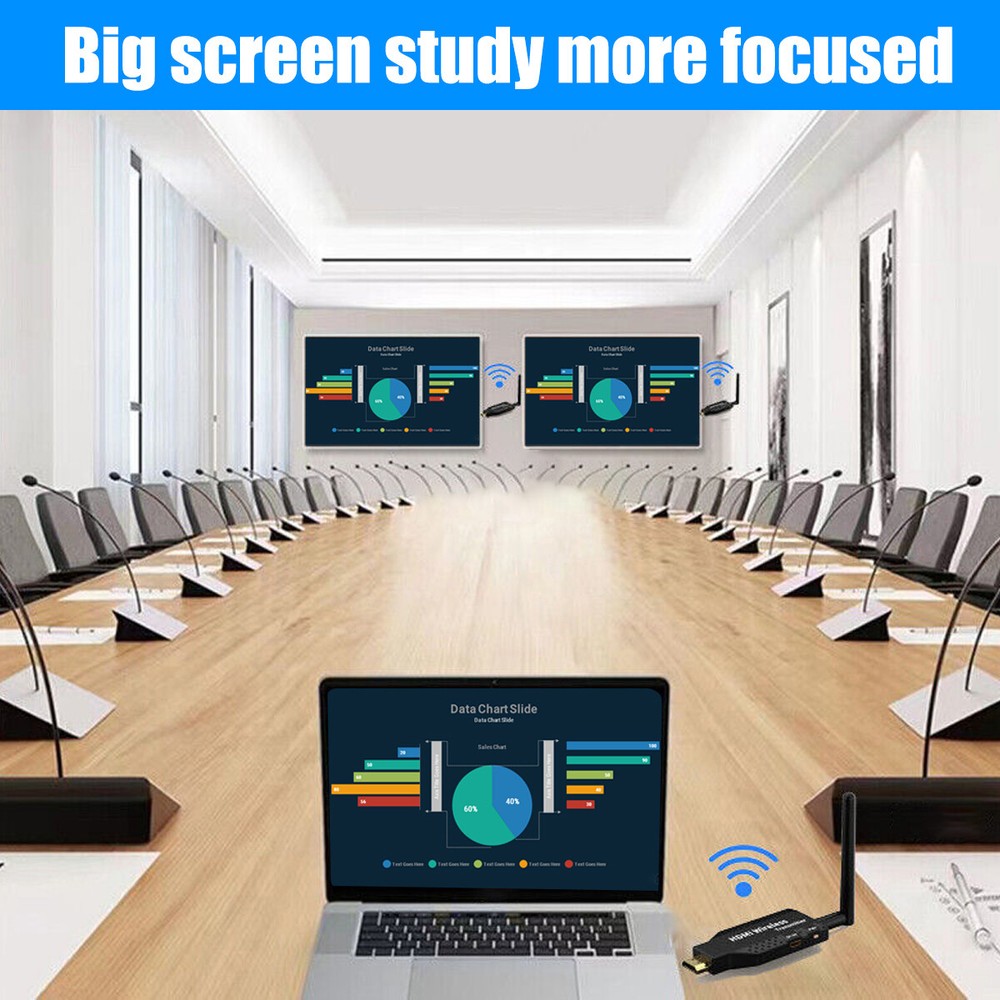 110M Wireless HDMI Video Transmitter & Receiver TV Stick Screen Share Extender