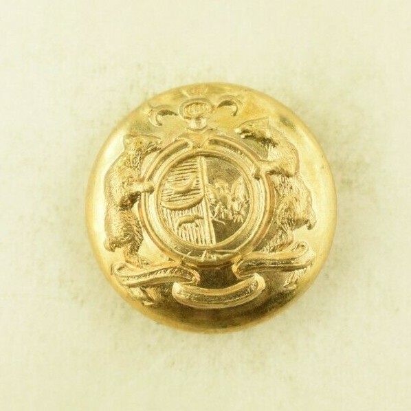1870s-80s Missouri State Seal Uniform Button Original D7