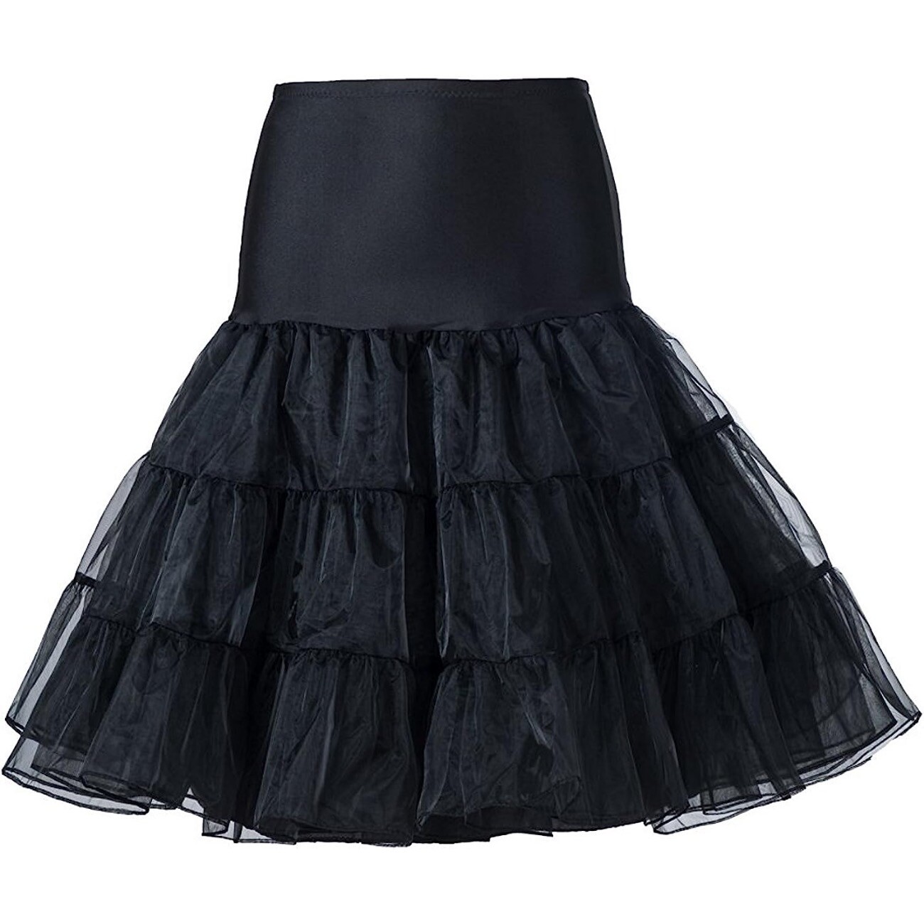 Underskirt Women A-line Crinoline Half Slips 26" Swing Vintage Petticoat Skirt