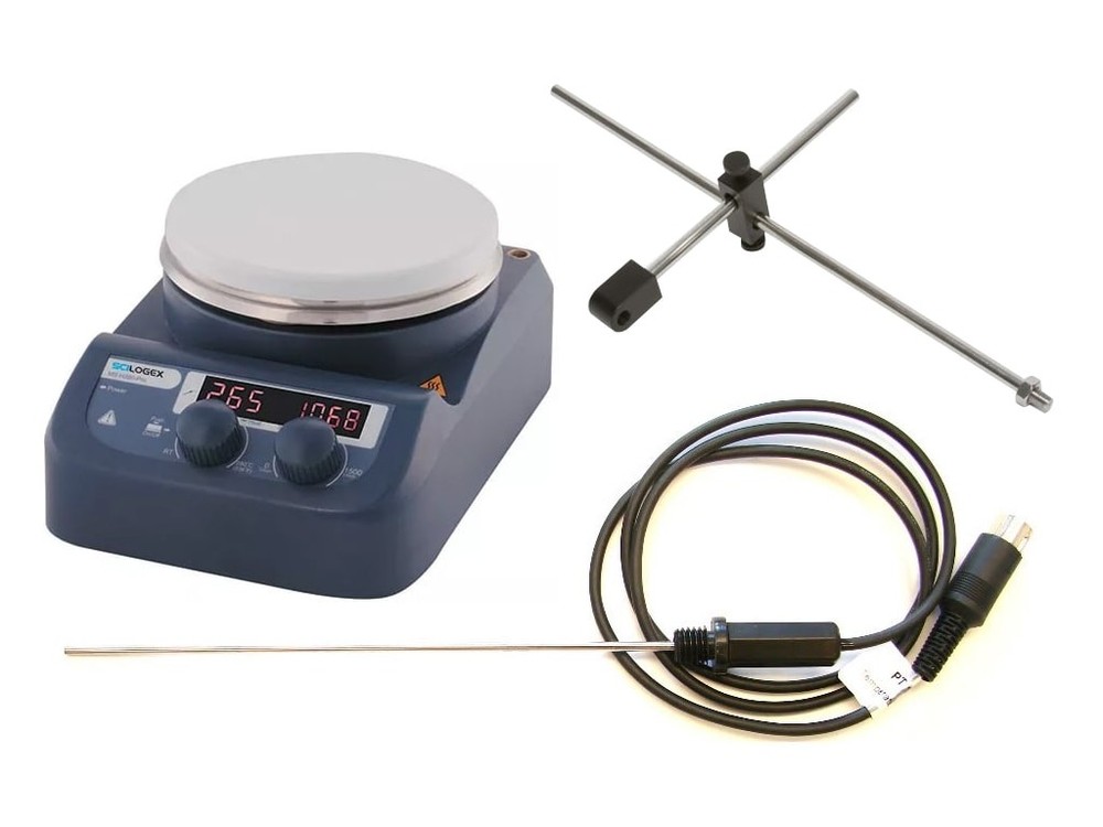 Scilogex MS-H280-Pro Bundle - Circular LED Digital Hotplate Stirrer with