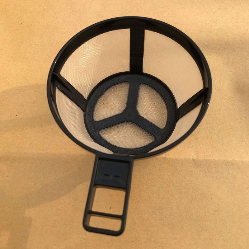 Reusable Coffee Pot Filter Holder Dripper Mesh Basket with Handle Kitchen Gadget