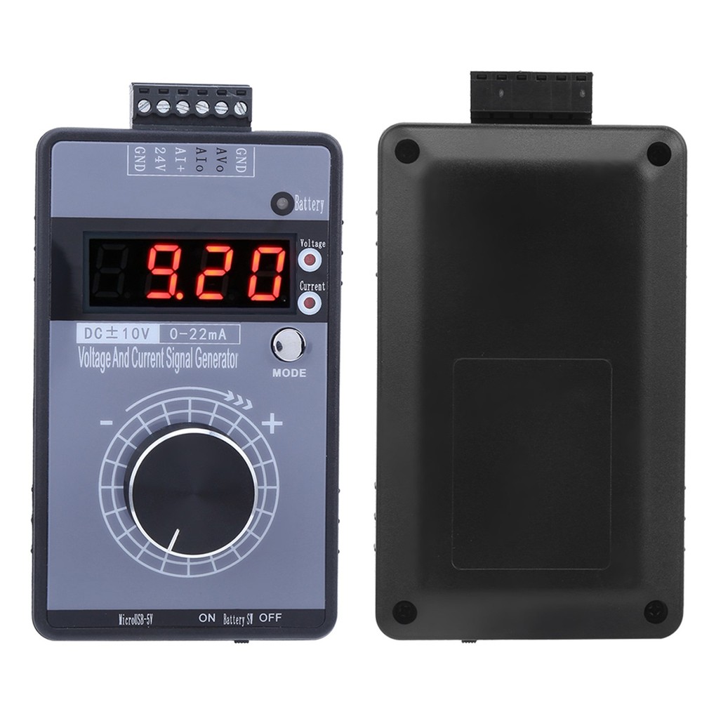 Hand-Held 0-10V 0-22mA Digital Voltage Current Signal Generator Transmitter New