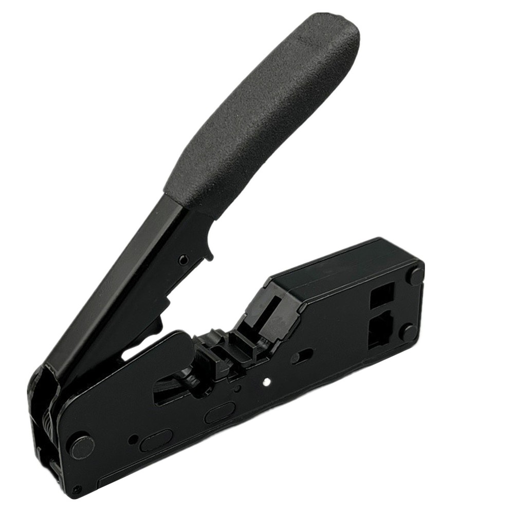 RJ45 Crimper Network Tools Ethernet Cable Stripper Through Connector Cat7/6/5 W