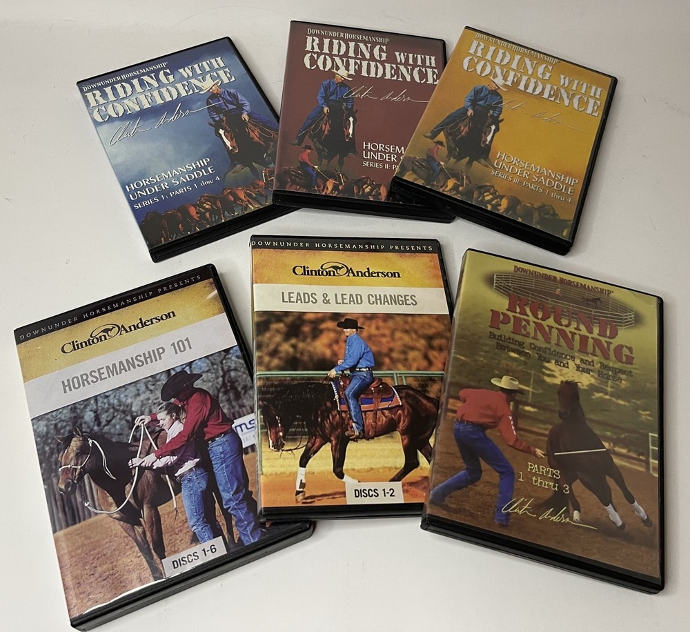 Clinton Anderson Horsemanship and Riding Confidence Program (6 Courses, 21 DVDs)