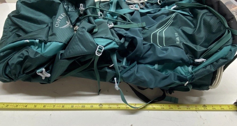OSPREY EJA 58 Hiking Backpack - 58L - Green - NWOT