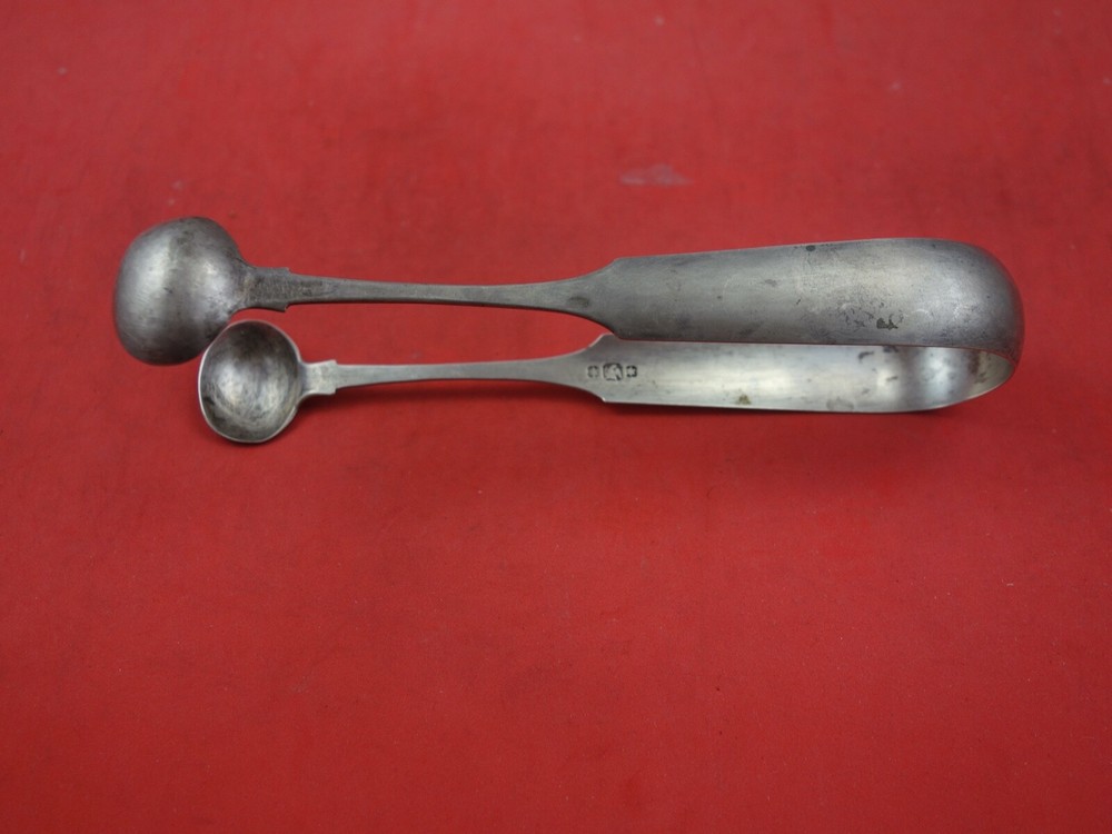 Plain by Various Makers Sterling Silver Sugar/Ice Tong by Star Eagle 6"